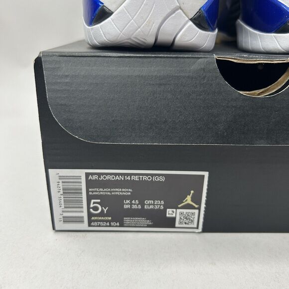 Nike Shoes Air Jordan 14 Retro GS “Hyper Royal” 2023 - Picture 5 of 5